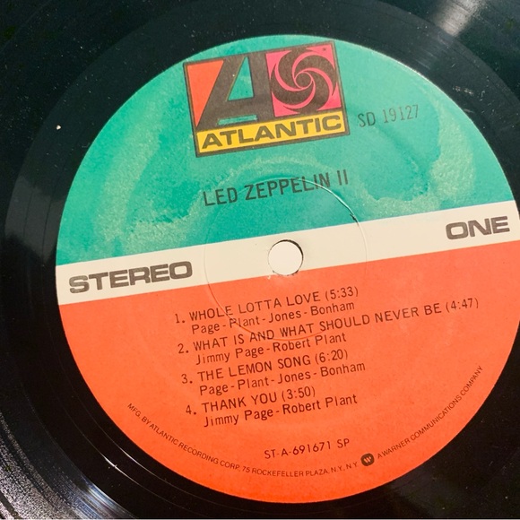 LED ZEPPELIN - Led Zeppelin II 2 (1969 Presswell) - 12" Vinyl Record LP - Picture 9 of 15